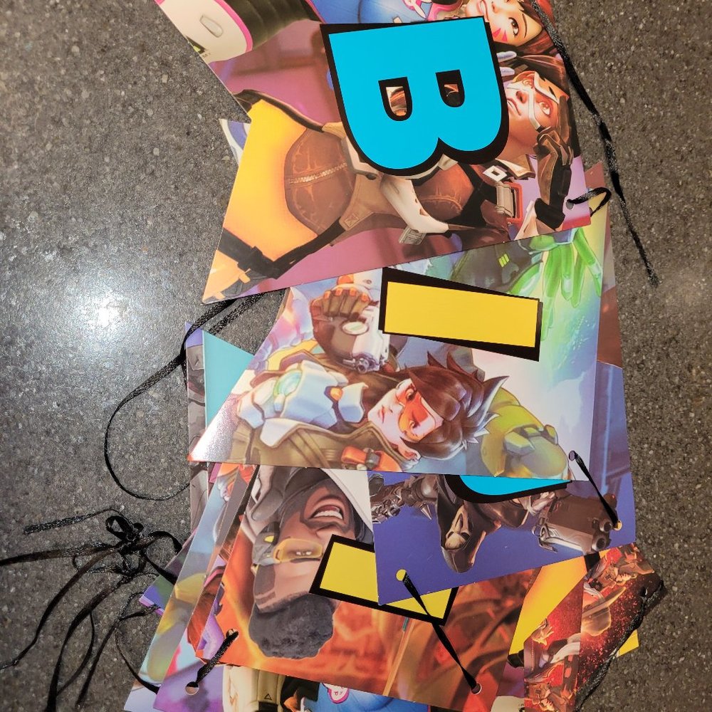 Overwatch Birthday supplies